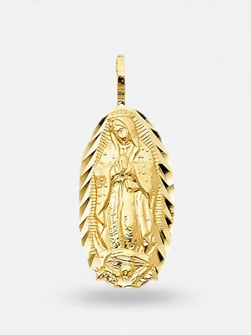 14K Gold Guadalupe Pendant By Tehrani Jewelry